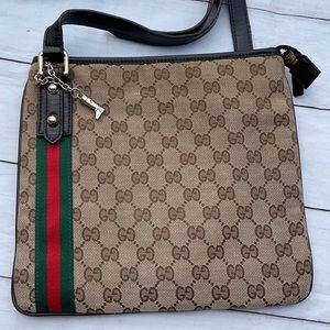 GUCCI Web Jolicoeur Crossbody Bag